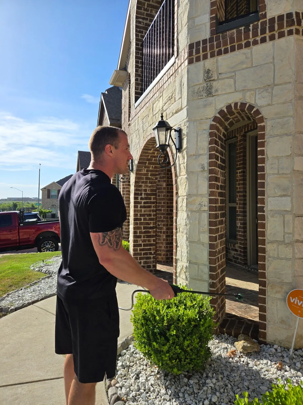 Foundation and landscape pest treatment